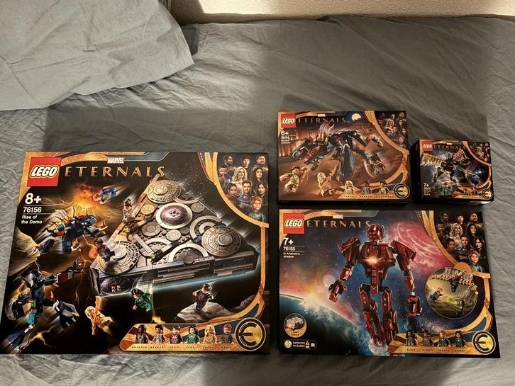 Lego Marvel Eternals (76156, 76154, 76155, 76145), Kinderen en Baby's, Speelgoed | Duplo en Lego, Nieuw, Lego, Complete set, Ophalen of Verzenden