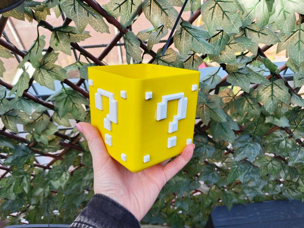 Super Mario Bloempot - Lucky Block, Ophalen of Verzenden, Nieuw