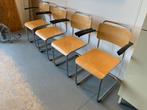 4x Gebroeders van der Stroom Dutch Originals Gispen Stoel, Huis en Inrichting, Ophalen, Gebruikt, Overige kleuren, Design