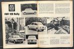 Fiat 128 Rally test in Autokampioen 1972, Boeken, Auto's | Folders en Tijdschriften, Gelezen, Overige merken, Ophalen of Verzenden