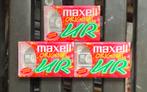 Drie Maxell UR 60 cassettebandjes - Nieuw in verpakking, 2 t/m 25 bandjes, Overige genres, Ophalen of Verzenden, Origineel