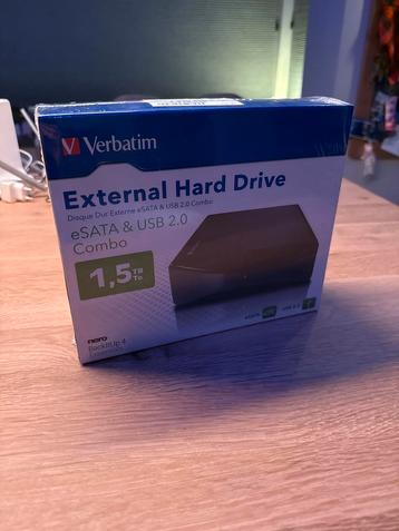 Verbatim 1,5TB Externe HDD - eSATA & USB Combo beschikbaar voor biedingen