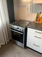 AEG rvs Gasfornuis met Elektrische Oven (47896GT-MN), Ophalen, Gebruikt, Hete lucht, 4 kookzones