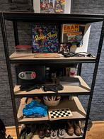 Moderne Zwarte Open Kast, Ophalen, Zo goed als nieuw