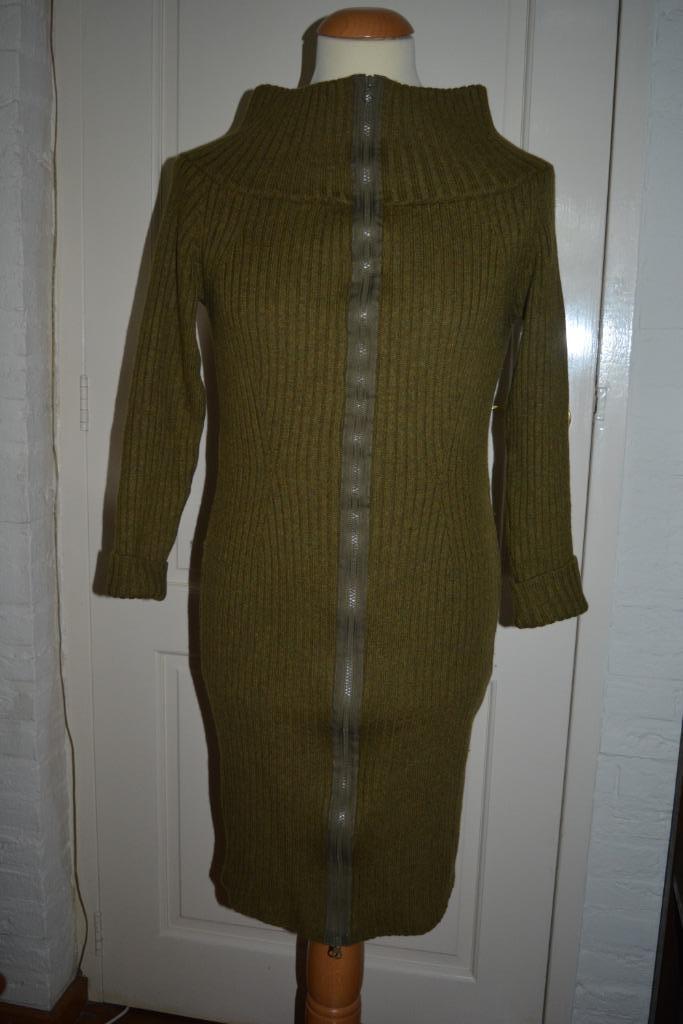 Kyuso, originele wollen jurk/vest, maat 40, Kleding | Dames, Jurken, Zo goed als nieuw, Maat 38/40 (M), Groen, Onder de knie, Ophalen of Verzenden