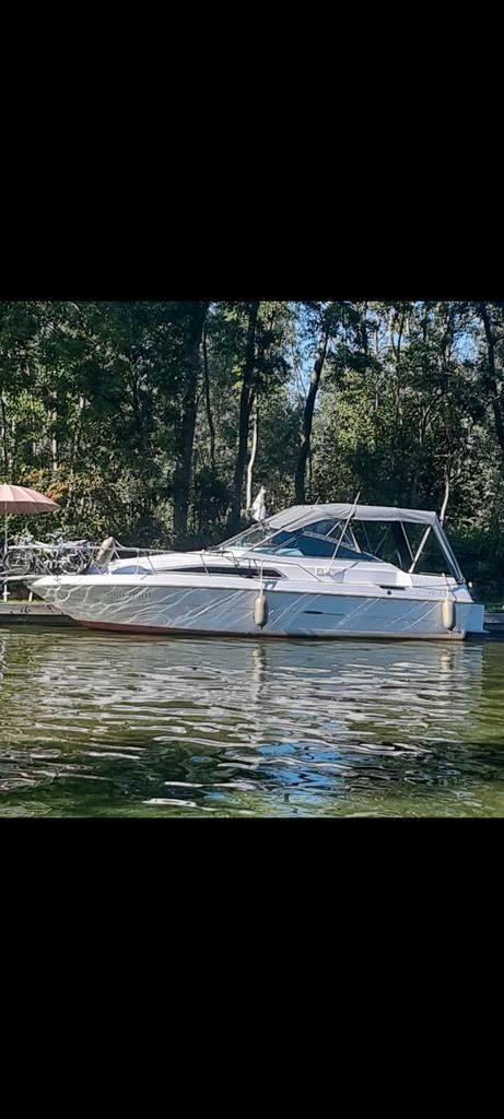 Sea Ray Sundancer 370 - 8.5m - V8 - 2022 Motor, Watersport en Boten, Motorboten en Motorjachten, Gebruikt, Polyester, 6 tot 9 meter