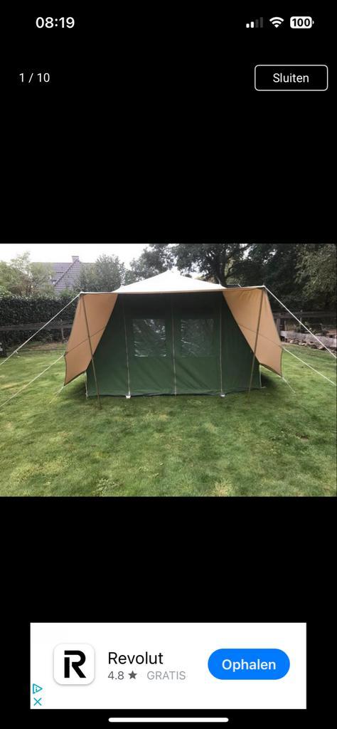 De Waard Lepelaar 2001 - Compleet met accessoires, Caravans en Kamperen, Tenten, tot en met 4, Gebruikt, Ophalen