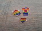 3 mooie regenboog pins te koop, Ophalen of Verzenden, Nieuw, Overige onderwerpen, Speldje of Pin