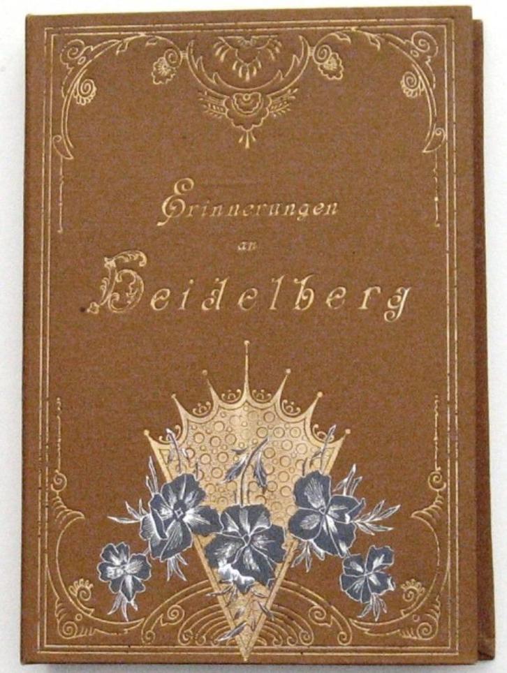 Erinnerungen an Heidelberg [c1900] Leporello 12 blz., Antiek en Kunst, Antiek | Boeken en Bijbels, Ophalen of Verzenden