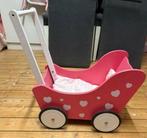 Houten poppenwagen, Kinderen en Baby's, Speelgoed | Houten speelgoed, Ophalen, Zo goed als nieuw, Duw- of Trekspeelgoed