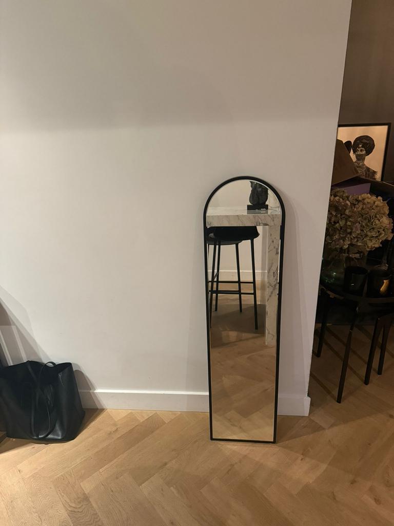 Boog spiegel 30x120 cm, Huis en Inrichting, Woonaccessoires | Spiegels, Ophalen, Minder dan 50 cm, Gebruikt, 100 tot 150 cm