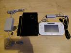 Zwarte Nintendo Wii U met Witte Gamepad incl 22 spellen, Spelcomputers en Games, Ophalen of Verzenden, Zo goed als nieuw, Met 1 controller
