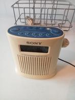 Sony radio, badkamerbuiten model. Klokradio, Audio, Tv en Foto, Radio's, Overige typen, Gebruikt, Ophalen of Verzenden