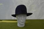 Vintage vilten hoedje met strikje donkerblauw Maison Wagenaa, Kleding | Dames, Hoeden en Petten, 56 of 57 cm (M, 7 of 7⅛ inch)