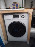 Wasmachine Haier HW80-B14636 (8kg, heel stil), Ophalen, Zo goed als nieuw, Voorlader, 85 tot 90 cm