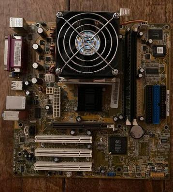 Asus p4s800-mx 2.8ghz p4 1gb setje beschikbaar voor biedingen