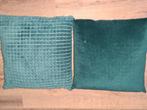 2 verschillende groene kussens van Leenbakker, Huis en Inrichting, Woonaccessoires | Kussens, Ophalen of Verzenden, Zo goed als nieuw