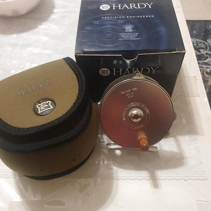 Hardy Bougle Vliegvis Molen MK VII 3 1/2", Watersport en Boten, Hengelsport | Vliegvissen, Nieuw, Molen, Ophalen of Verzenden