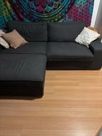 Ikea Kivik bank + voetenbank met opbergruimte, Ophalen, Driepersoons, 75 tot 100 cm, Zo goed als nieuw