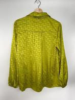 Lola Casademunt groene blouse met striksjaal logoprint S, Maat 38/40 (M), Ophalen of Verzenden, Zo goed als nieuw, Ctra. C-251, km 5,5 '08440 Cardedeu, ES