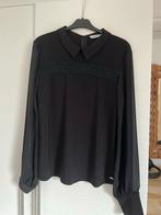 Angelle Milan Bloesje M - Kant & Transparante Mouwen, Maat 38/40 (M), Angelle Milan, Zwart, Ophalen of Verzenden
