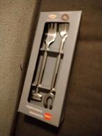 2 setjes Hema bestek rookworst tompouce limited edition, Ophalen of Verzenden, Nieuw, Rvs of Chroom