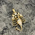 14 karaat gouden hanger schorpioen massief, Sieraden, Tassen en Uiterlijk, Kettinghangers, Ophalen of Verzenden, Zo goed als nieuw