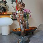 Balinese vrouw handgesneden houten beeld, Antiek en Kunst, Ophalen of Verzenden