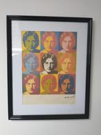 Poster van John Lennon door Andy Warhol  passepartout, Antiek en Kunst, Ophalen of Verzenden