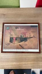 Kandinsky poster in gepolitoerde notenhouten lijst, Ophalen
