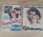 Film Posters Casablanca & Heaven Can Wait, Antiek en Kunst, Ophalen of Verzenden