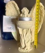 Staande Engel met theelicht houder 17 cm H / 14 cm Br.€24,95, Ophalen of Verzenden, Mineraal