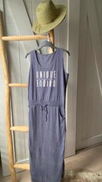 Zomer jurk met tekst maat M, Maat 38/40 (M), Blauw, Ophalen of Verzenden, Gedragen
