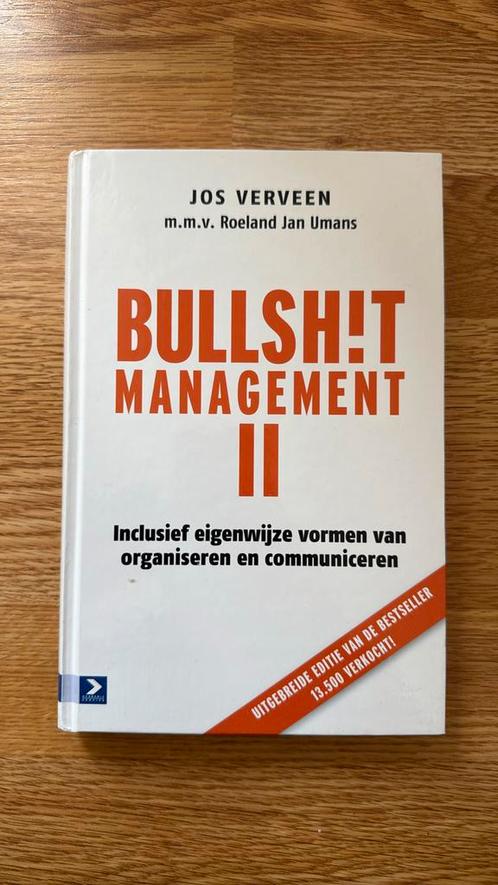 Jos Verveen - Bullshit management II, Boeken, Wetenschap, Zo goed als nieuw, Sociale wetenschap, Ophalen of Verzenden