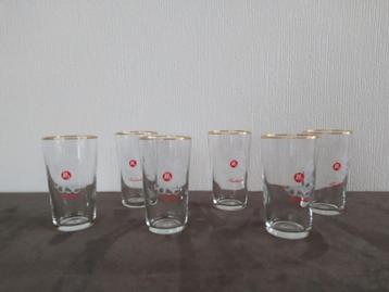 Vintage B3 glaasjes tomatensap beschikbaar voor biedingen