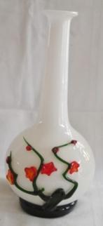 ﻿PUNTGAAF ANTIEK PRUNUS DESIGN PEKING GLAS VAAS - wvq, Verzenden
