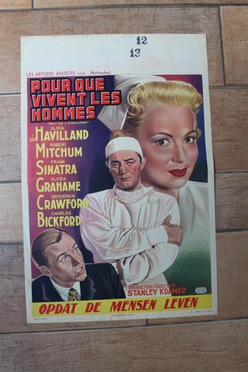 filmaffiche Frank Sinatra Not As a Stranger 1955 filmposter beschikbaar voor biedingen