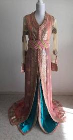 Mooie groen/ oudroze/ zalm/ goudkleurig Takshita maat S/ M!, Kleding | Dames, Gelegenheidskleding, Maat 38/40 (M), Overige typen