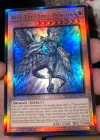 Yu-Gi-Oh! Blue-Eyes Abyss Dragon RA01 1st Ed Collectors rare, Ophalen of Verzenden, Zo goed als nieuw, Losse kaart, Foil