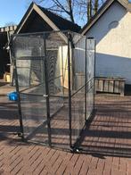 Aluminium volière Antraciet 102 x 209 x 202 cm nieuw, Dieren en Toebehoren, Vogels | Hokken en Kooien, Ophalen of Verzenden, Nieuw