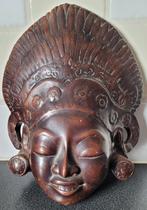 Stenen boeddha hoofd voor aan de muur, Huis en Inrichting, Woonaccessoires | Boeddhabeelden, Ophalen of Verzenden, Zo goed als nieuw