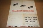 Bruinkolen Briketten Reisspel - Circa 1935 !!, Ophalen of Verzenden, Gebruikt, Overige typen