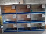 Van Keulen kooien, blok van 9, Dieren en Toebehoren, Ophalen, Gebruikt, Overige materialen, Broedkooi of Kweekkooi