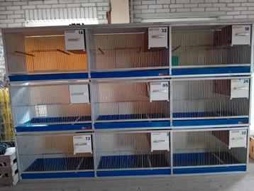 Van Keulen kooien, blok van 9  beschikbaar voor biedingen