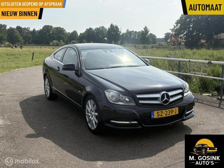 Mercedes Coupé 180 Automaat Bij 201657 DKM motor vervangen, Auto's, Mercedes-Benz, Bedrijf, Te koop, C-Klasse, ABS, Airbags, Airconditioning