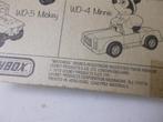 1979 Matchbox Walt Disney Series MICKY IN RACECAR (Op kaart), Ophalen of Verzenden, Mickey Mouse, Zo goed als nieuw, Beeldje of Figuurtje