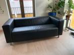 IKEA Klippan 2-zits bank - Zwart faux leer, Huis en Inrichting, Banken | Bankstellen, Ophalen, Gebruikt, 150 tot 200 cm, Tweepersoons