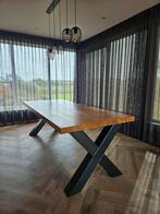 robuuste eiken eettafel 230 x 99, Huis en Inrichting, Tafels | Eettafels, Ophalen, Gebruikt, Eikenhout, 200 cm of meer