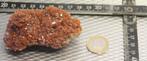 Roodkleurig ARAGONIET Kristalkluster., Verzamelen, Mineralen en Fossielen, Overige typen, Verzenden