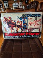 Emaille bier bord, Verzamelen, Merken en Reclamevoorwerpen, Ophalen of Verzenden, Reclamebord